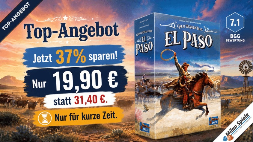 Great Western Trail: El Paso – Top-Angebot für Western-Strategen