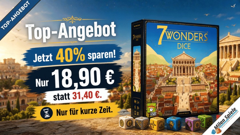 7 Wonders Dice – Der Würfelspaß zum Top-Preis