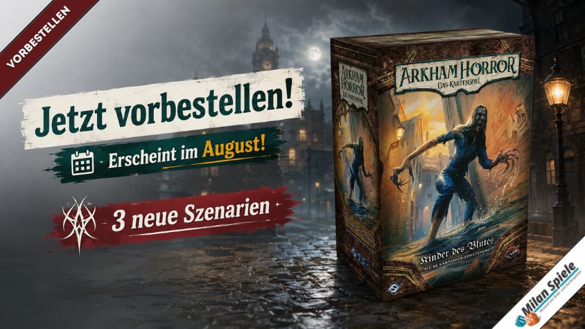 Vorbestellbar: Arkham Horror: Das Kartenspiel – Kinder des Blutes