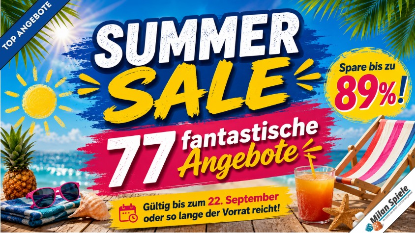 Unser Summer Sale – 77 fantastische Angebote!