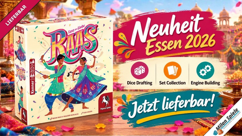 Lieferbar: Raas - die Neuheit der #SPIEL26!