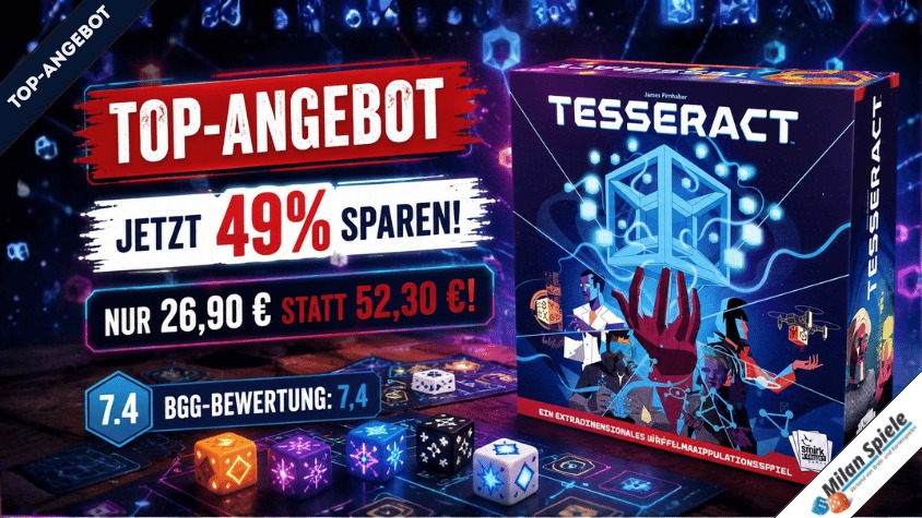 TOP-Angebot: Tesseract – 49 % sparen!