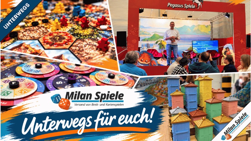 Unterwegs für euch - Neuheitentag bei Pegasus Spiele!