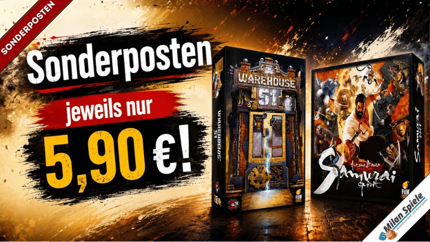 Sonderposten: Warehouse 51 & Samurai Spirit – Nur 5,90 !