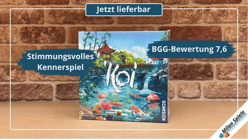Jetzt lieferbar: KOI – erschafft Euren eigenen Gartenteich!