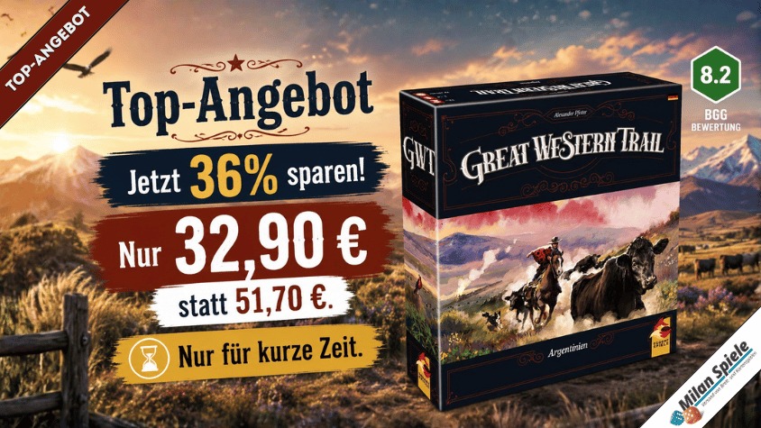 Great Western Trail: Argentinien – Top-Angebot für Strategiefans