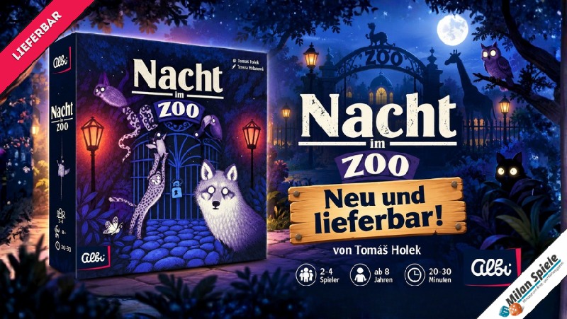 Jetzt lieferbar: Nacht im Zoo – Night at the Zoo