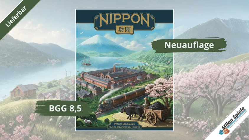Endlich wieder da: Nippon: Zaibatsu – die überarbeitete Neuauflage eines echten Wirtschaftsspiel-Klassikers!