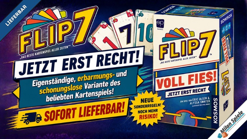 Lieferbar: Flip 7 – Voll fies!