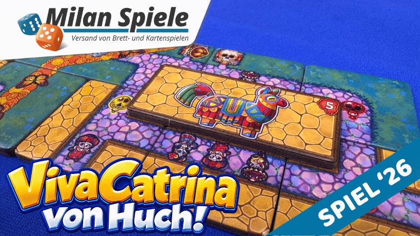 Viva Catrina von HUCH! – Wunderschönes Legespiel spannend bis zum Schluss!