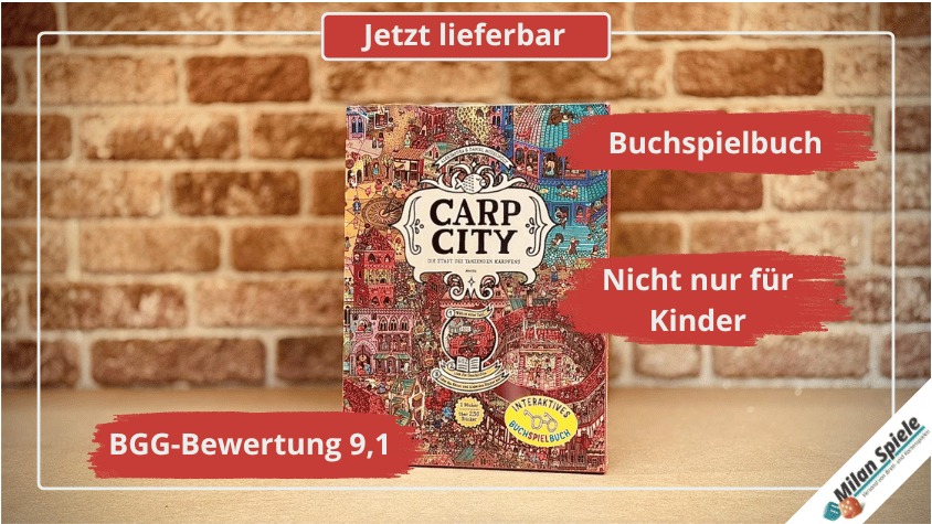Carp City – das BuchSpielBuch voller Rätsel!