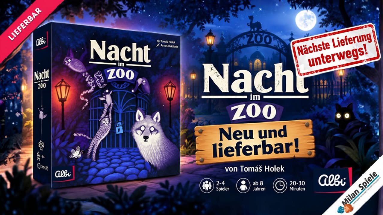Wieder lieferbar: Nacht im Zoo – Night at the Zoo