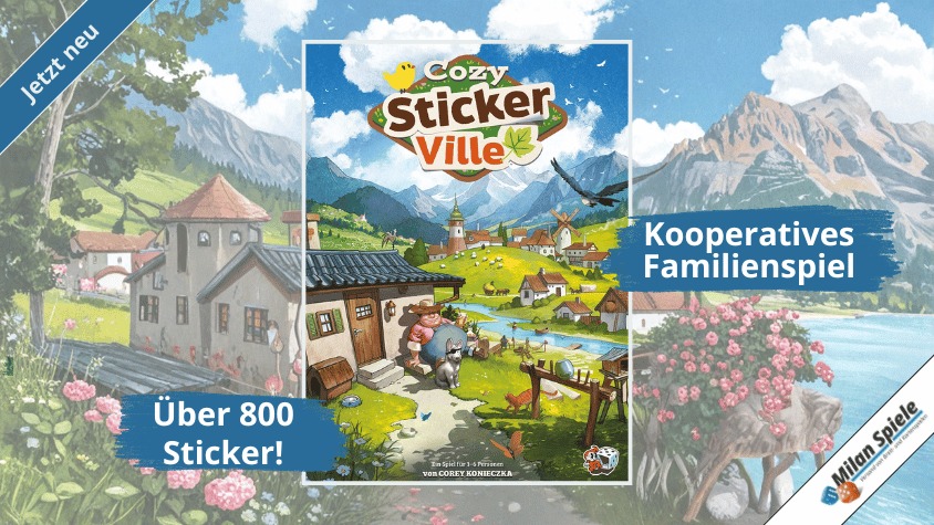 Heute eingetroffen: Cozy Stickerville