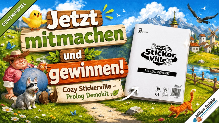 Gewinne ein Cozy Stickerville – Prolog Demokit!