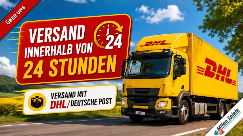 Schneller und zuverlässiger Versand mit DHL & Deutsche Post!