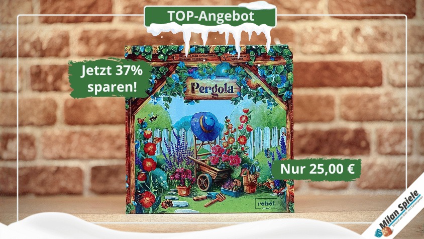 Jetzt im Angebot: Das Brettspiel Pergola!