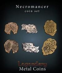 Legendary Metall Münzen Set Nekromant