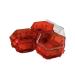 Honeycombs Ressourcenschalen Crystal Palace Red 3er-Pack