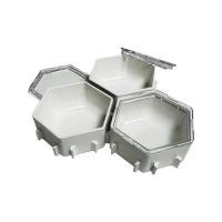 Honeycombs Ressourcenschalen Endless White 3er-Pack