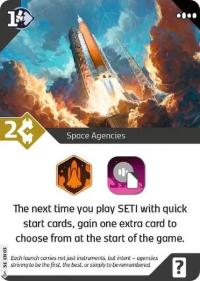 SETI Space Agencies Promo Card (Exp.) (engl.)