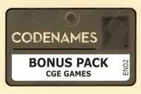 Codenames CGE Games (first edition of Codenames) Promo Pack (Exp.) (engl.)