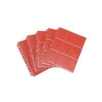 Sideloading 18-Pocket Pages 10pcs pack Red