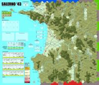 Salerno Mounted Map 2nd printing (Exp.) (engl.)