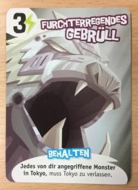 King of Tokyo: Furchterregendes Gebrüll (Promokarte)