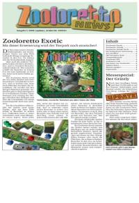 Zooloretto News 1/2009