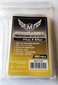 Mini USA Game Size Sleeves (100) 41mm x 63mm (gelb) - 7039