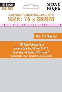 \"Zombicide\" Compatible Sleeves (110pcs) 76x88mm - 8827