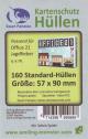 Kartenhüllen, 57mm x 90mm, 160 Stück, Standard
