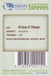 Kartenhüllen, 47mm x 70mm, 160 Stück, Standard