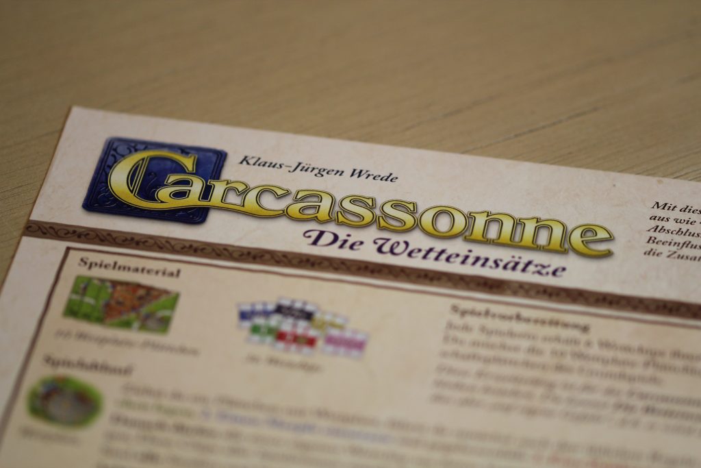 Carcassonne - Wetteinsätze